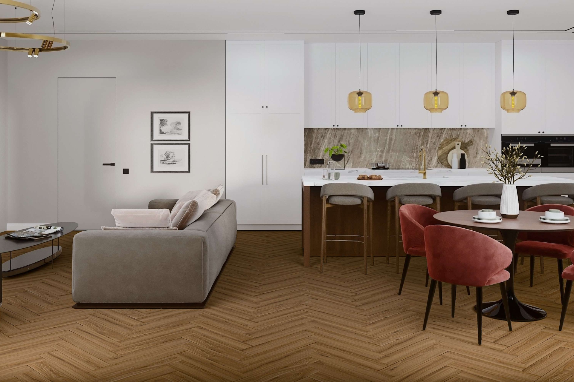 SPC ламинат «Damy Floor» Лидс (615*123*4 мм) — купить в Брянске