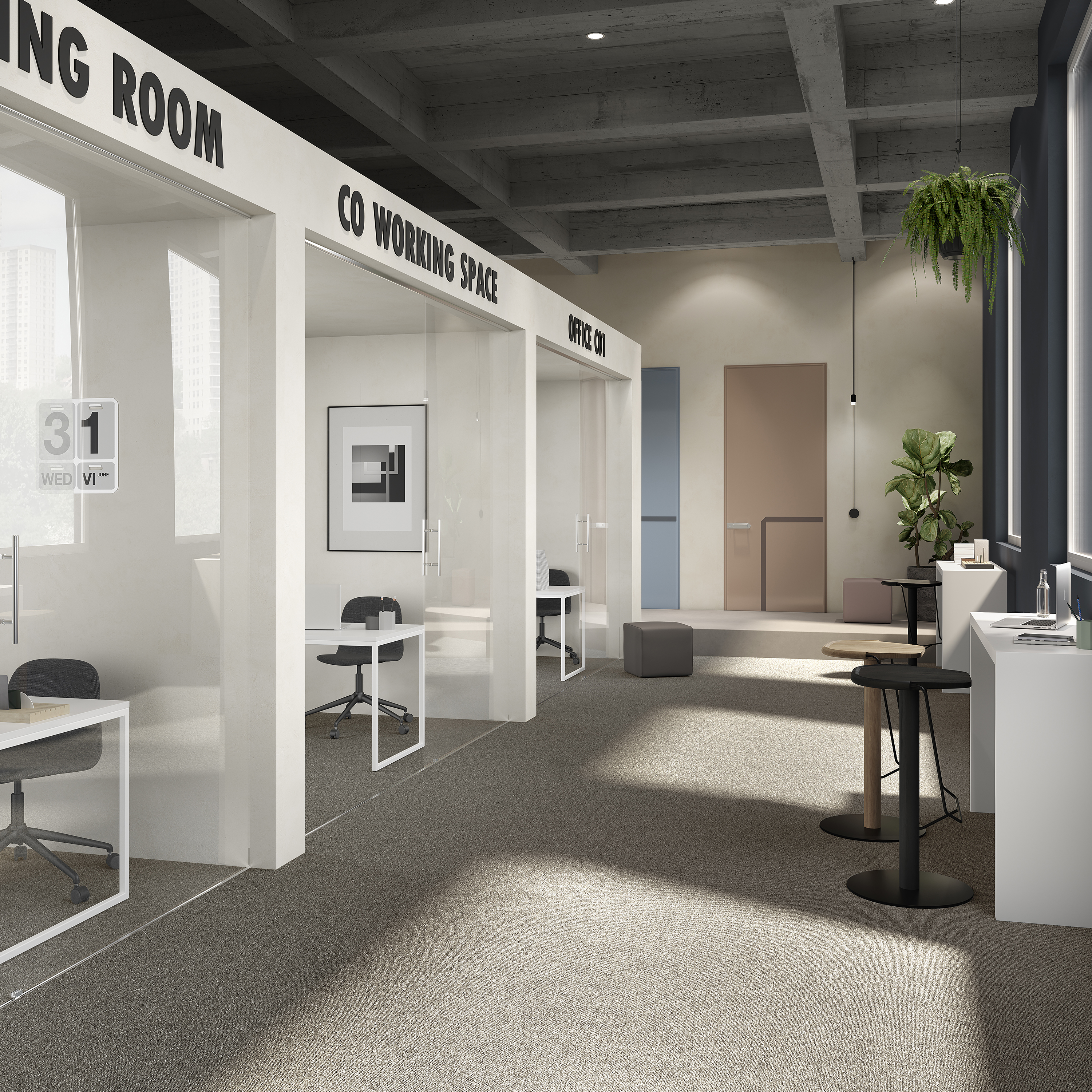 Ковровая плитка Medusa Tile 40 (500*500*5 мм) — купить в Брянске