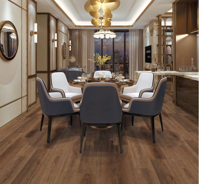 SPC ламинат "CronaFloor" Wood 4V Дуб Регин (1200*180*4 мм) — купить в Брянске