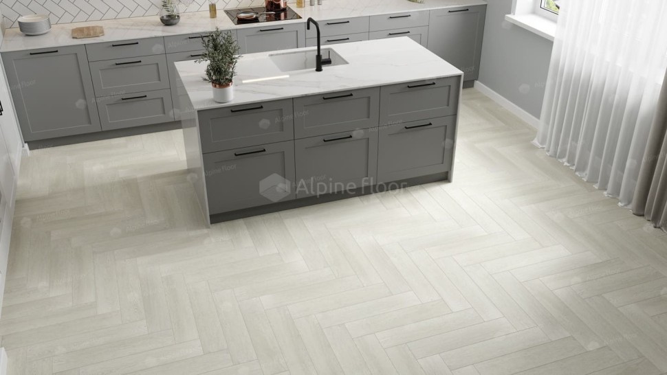 Виниловая плитка "Alpine Floor" Parquet LVT Зимний Лес (590*118*2,5 мм) — купить в Брянске