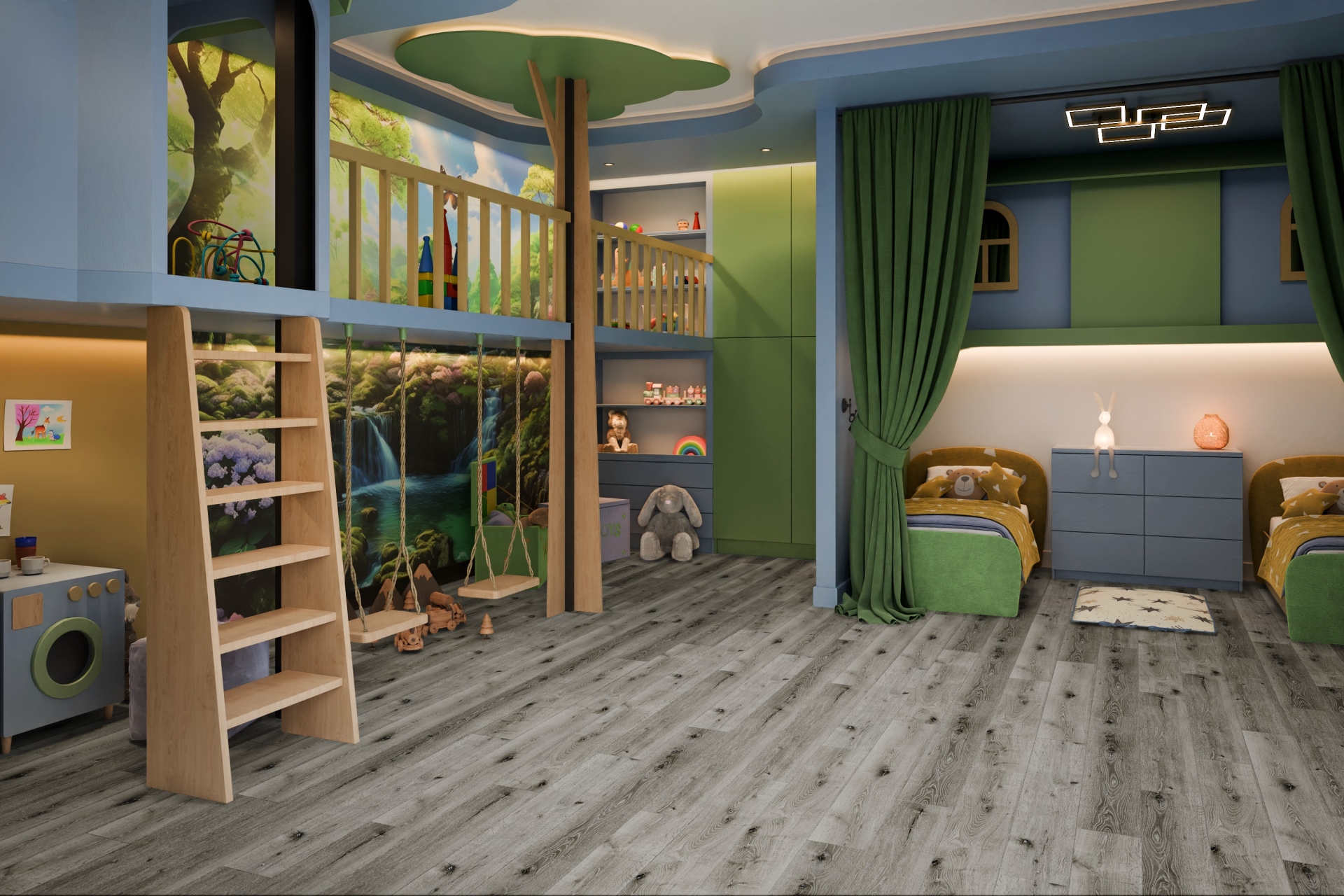 Усовершенствованная кварц-виниловая плитка «Damy Floor» Дуб Состаренный Серый (1227*187*2,5 мм) — купить в Брянске