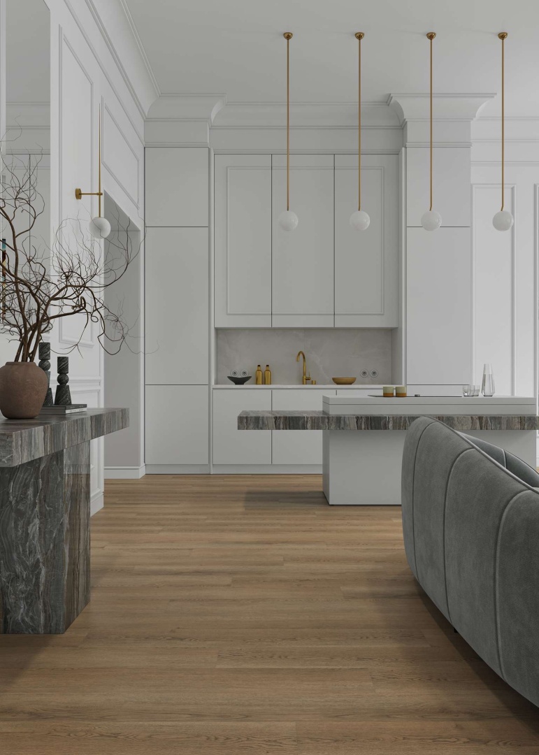 Кварцвиниловая плитка LVT "Alpine Floor" Дуб Фридрих (1219*184*2 мм) — купить в Брянске