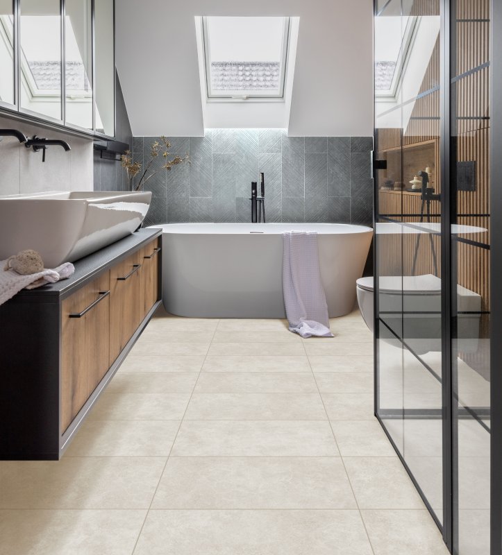 SPC ламинат  "Aberhof" Concrete 1254 (600*300*4 мм) — купить в Брянске