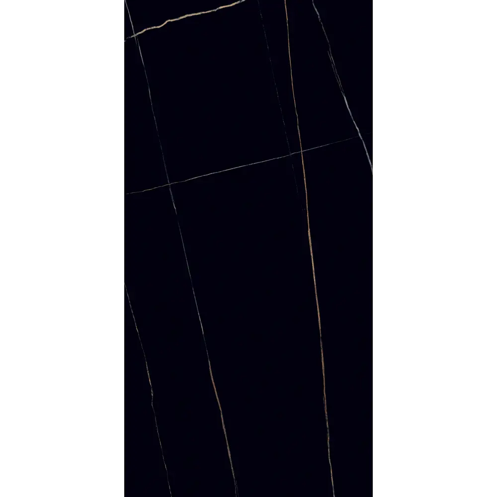 Керамогранит "Sonex" Saint Laurent Black High Glossy полированный 60x120 см 1.44 м2 цвет черный — купить в Брянске