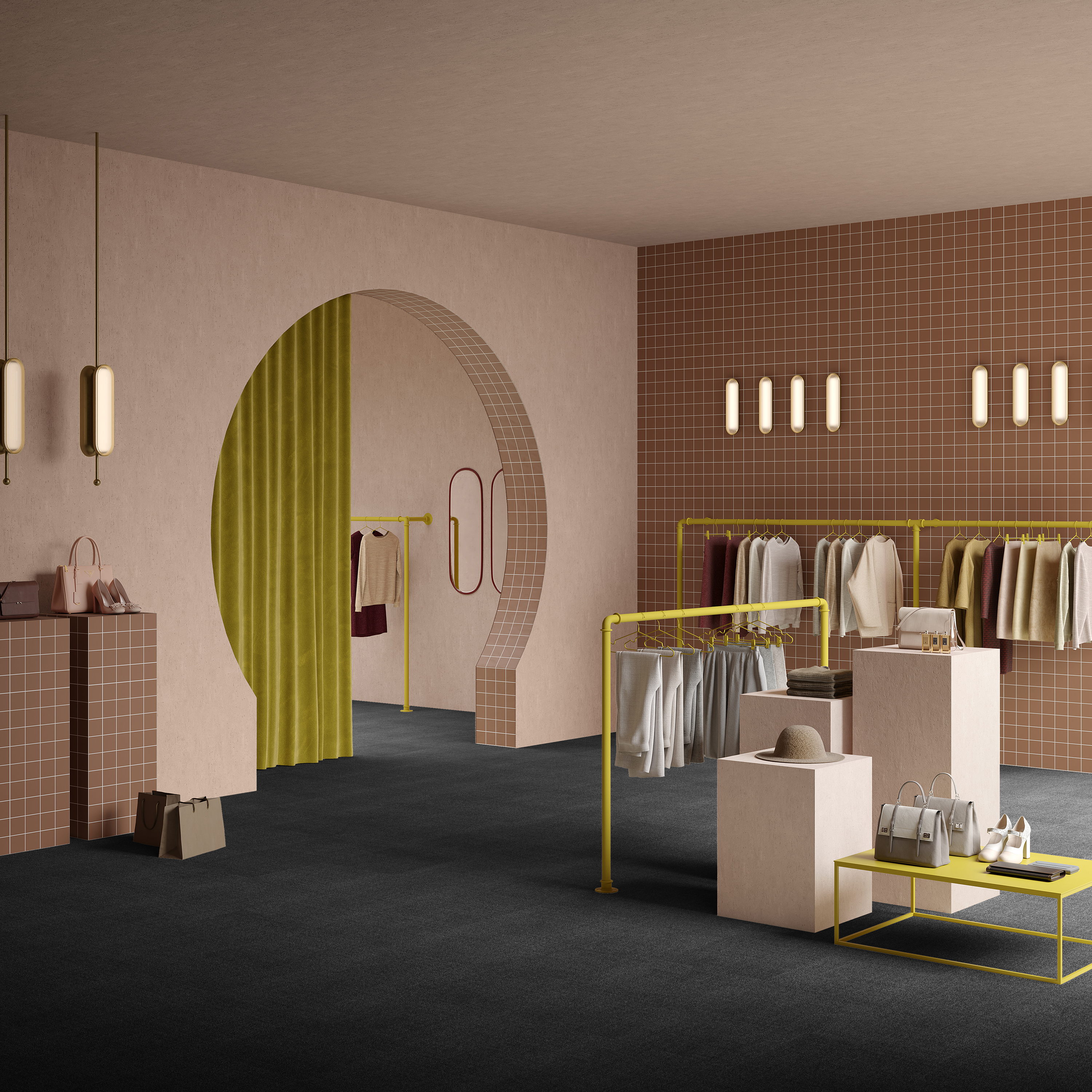 Ковровая плитка Mantra Tile 99 (500*500*6 мм) — купить в Брянске