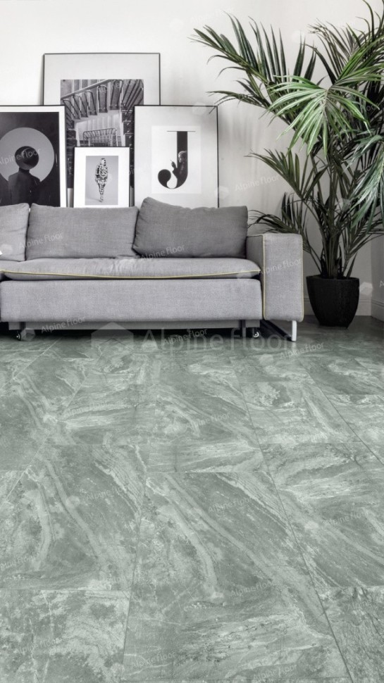 Виниловая плитка "Alpine Floor" Light Stone Хэмпшир (608*303*2,5 мм) — купить в Брянске