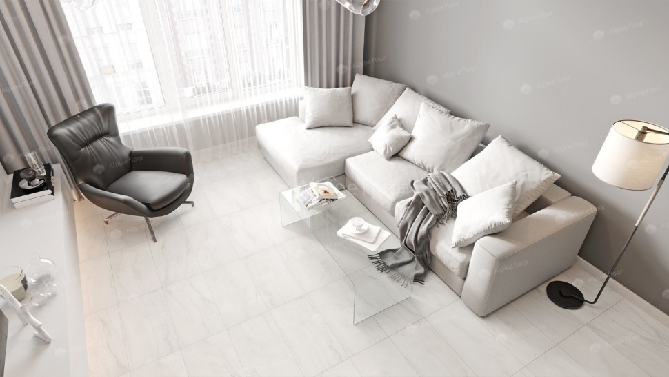 Виниловая плитка "Alpine Floor" Light Stone Брайс (608*303*2,5 мм) — купить в Брянске