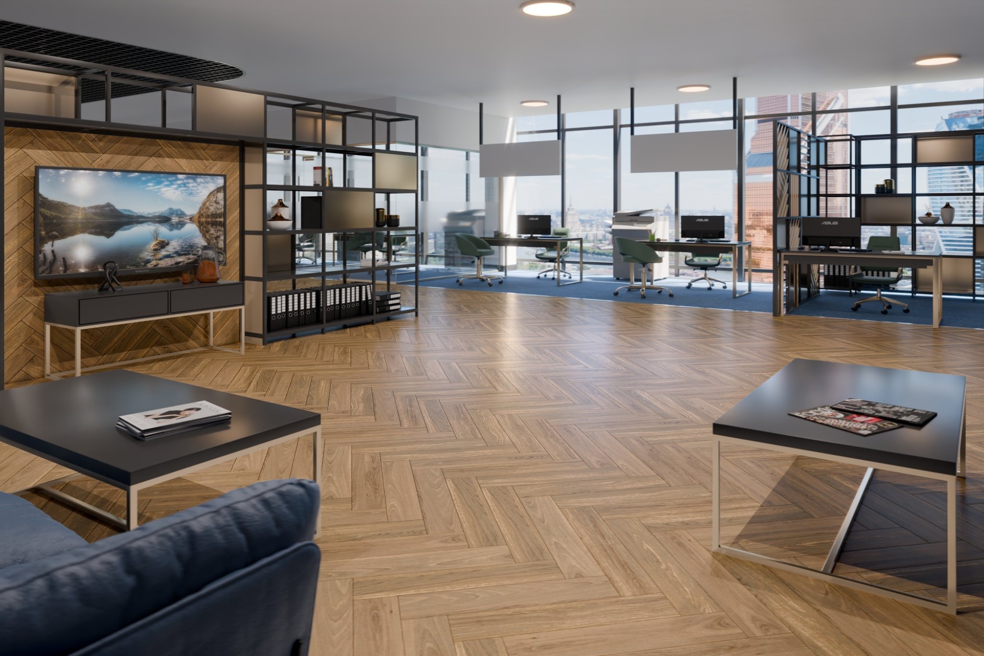 Инженерный паркет «Damy Floor» Натуральный (укладка елочкой) — купить в Брянске