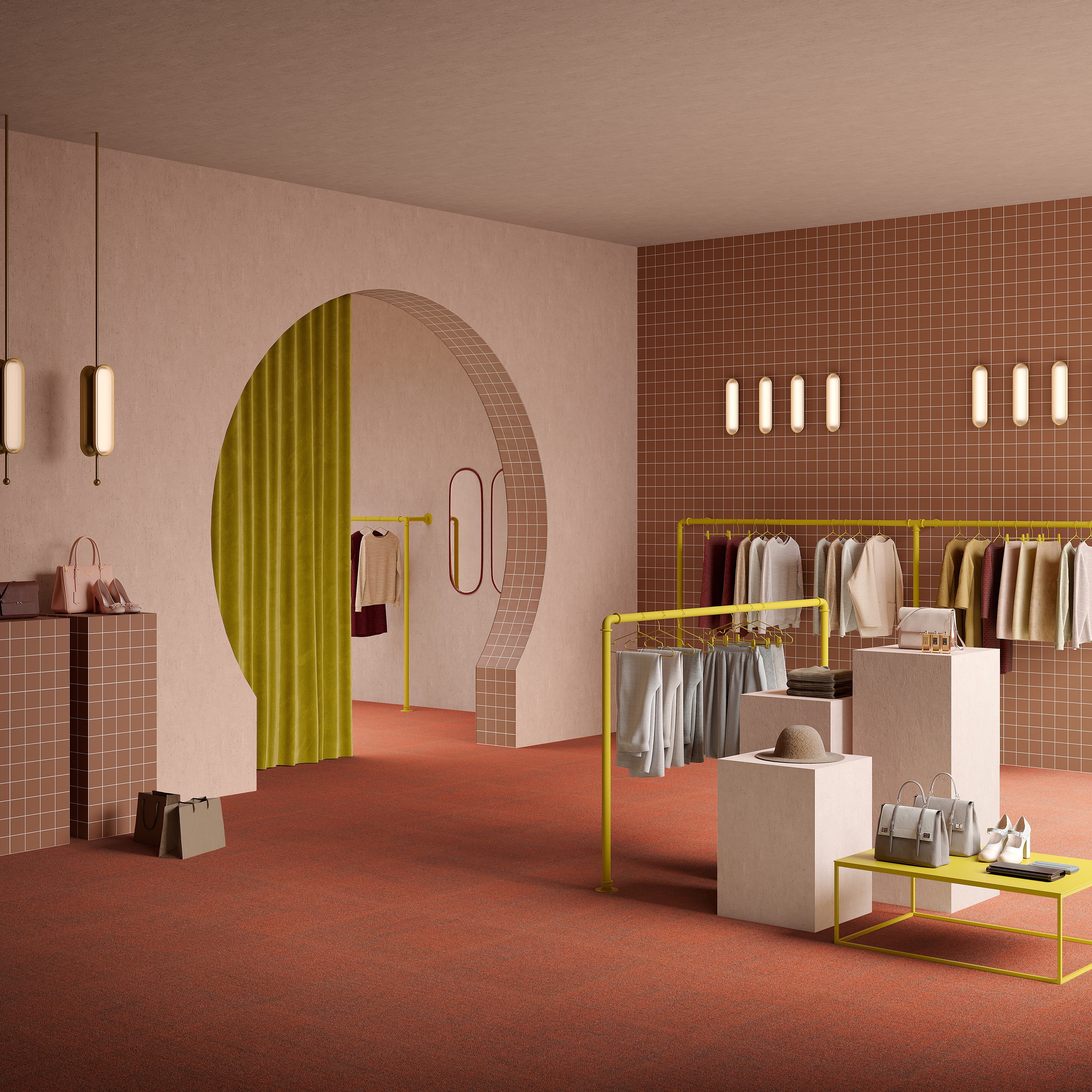 Ковровая плитка Mantra Tile 89 (500*500*6 мм) — купить в Брянске