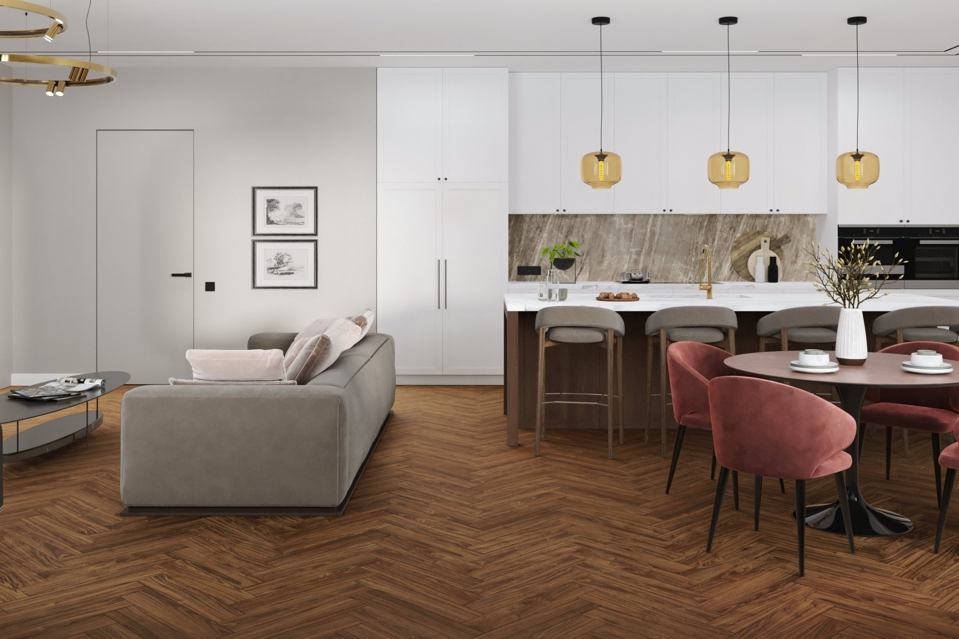 SPC ламинат «Damy Floor» Дерби (615*123*4 мм) — купить в Брянске