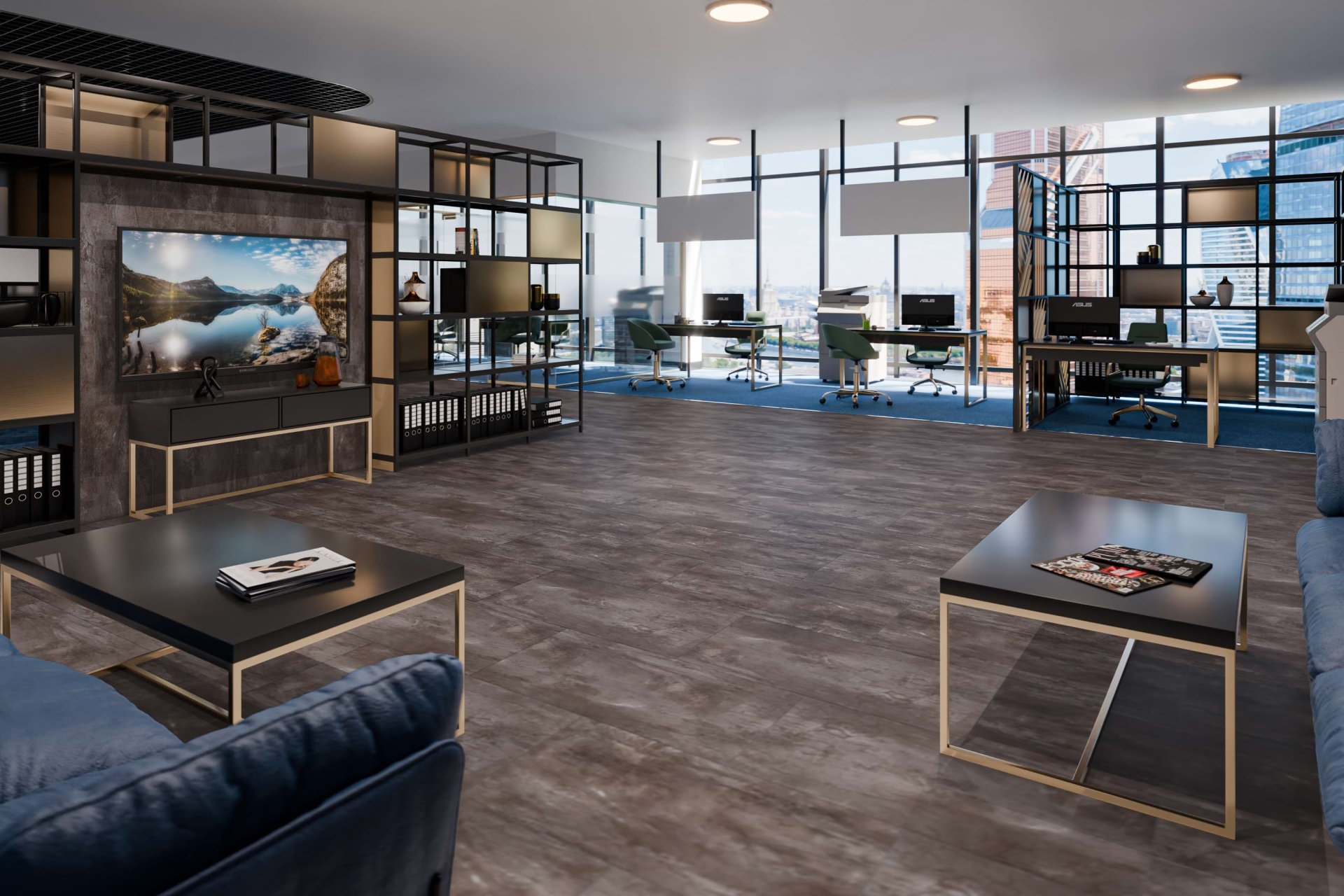 Усовершенствованная кварц-виниловая плитка «Damy Floor» Вайсхорн (912,4*455,2*2,5 мм) — купить в Брянске