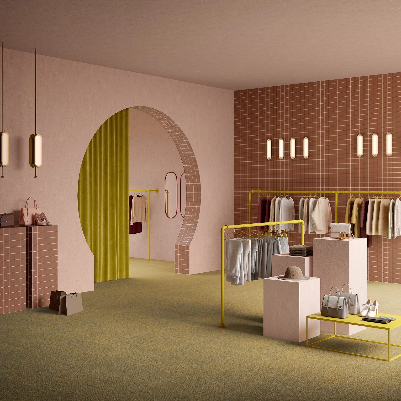 Ковровая плитка Mantra Tile 99 (500*500*6 мм) — купить в Брянске