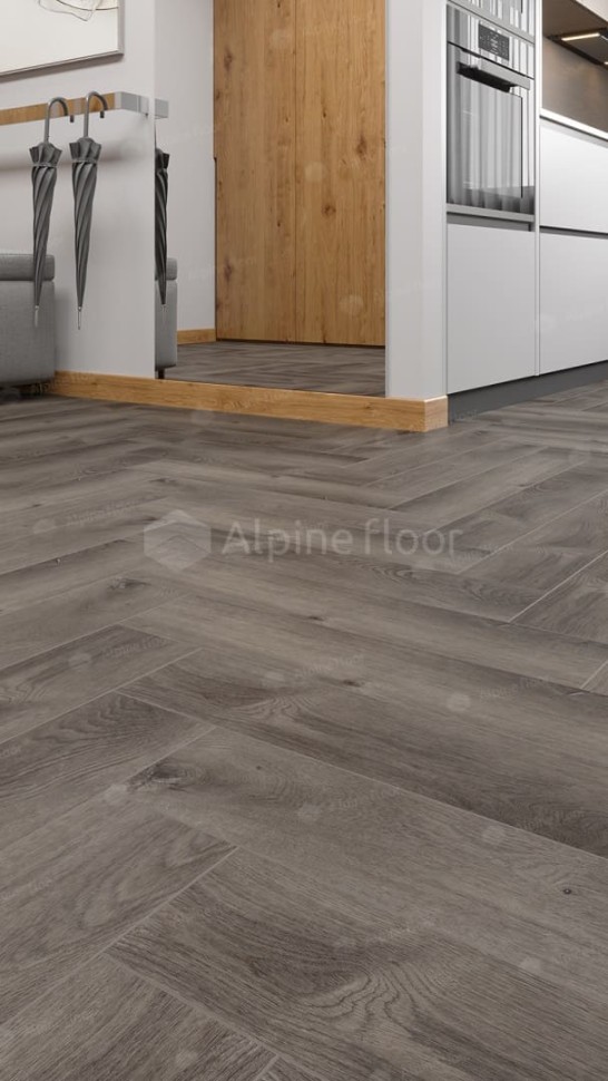 Виниловая плитка "Alpine Floor" Parquet LVT Дуб Мерга (590*118*2,5 мм) — купить в Брянске