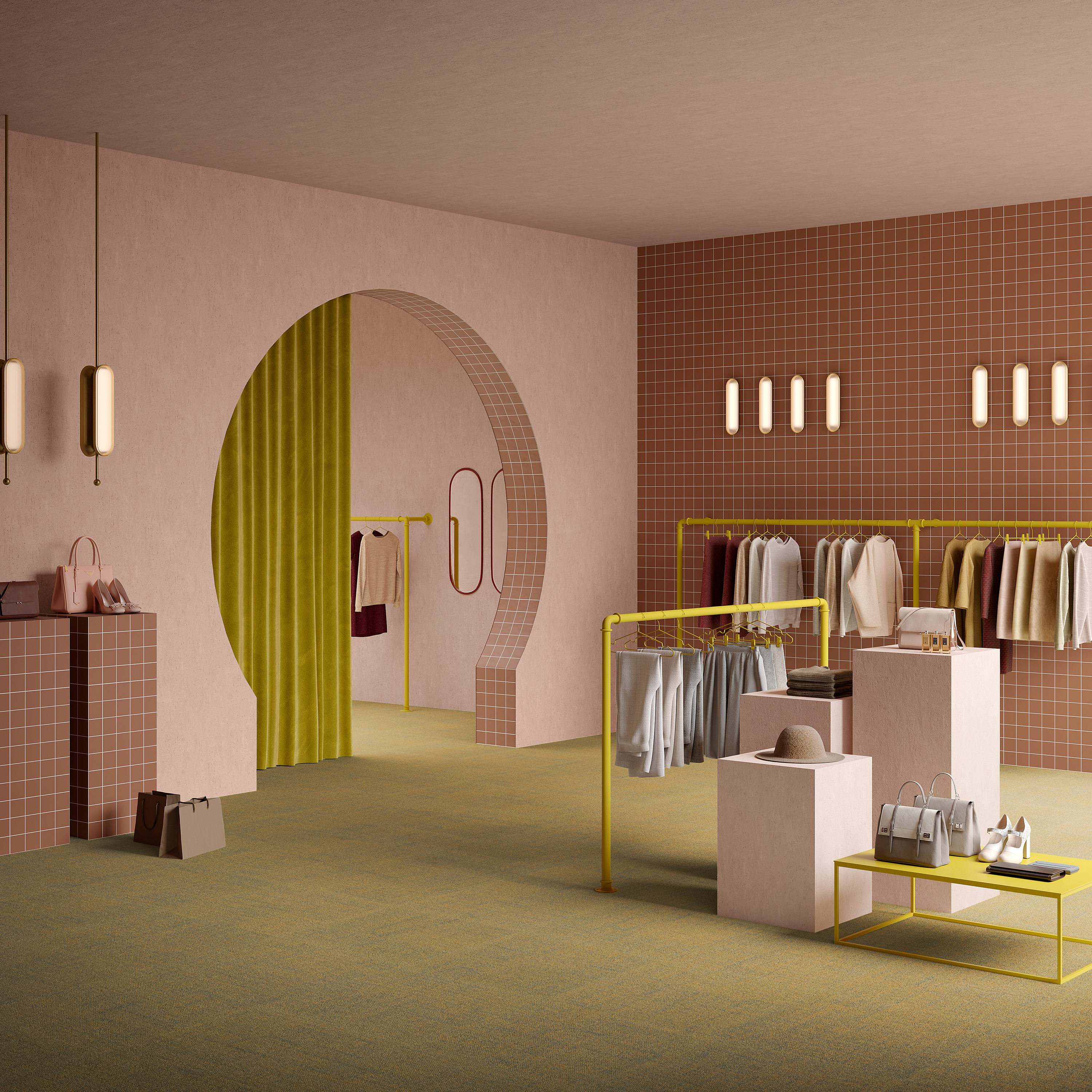 Ковровая плитка Mantra Tile 29 (500*500*6 мм) — купить в Брянске