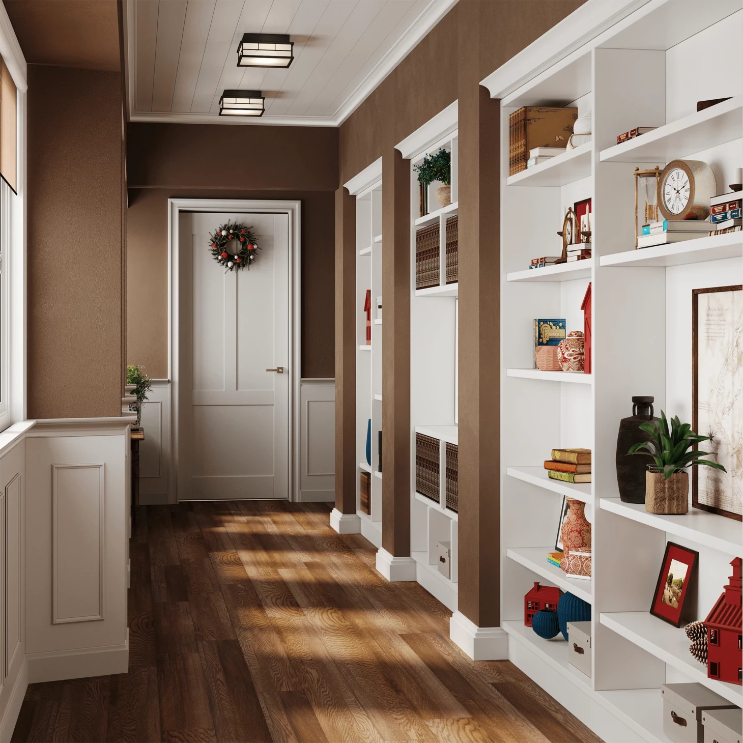 SPC плитка для пола Орех (1220*180*5 мм) — купить в Брянске