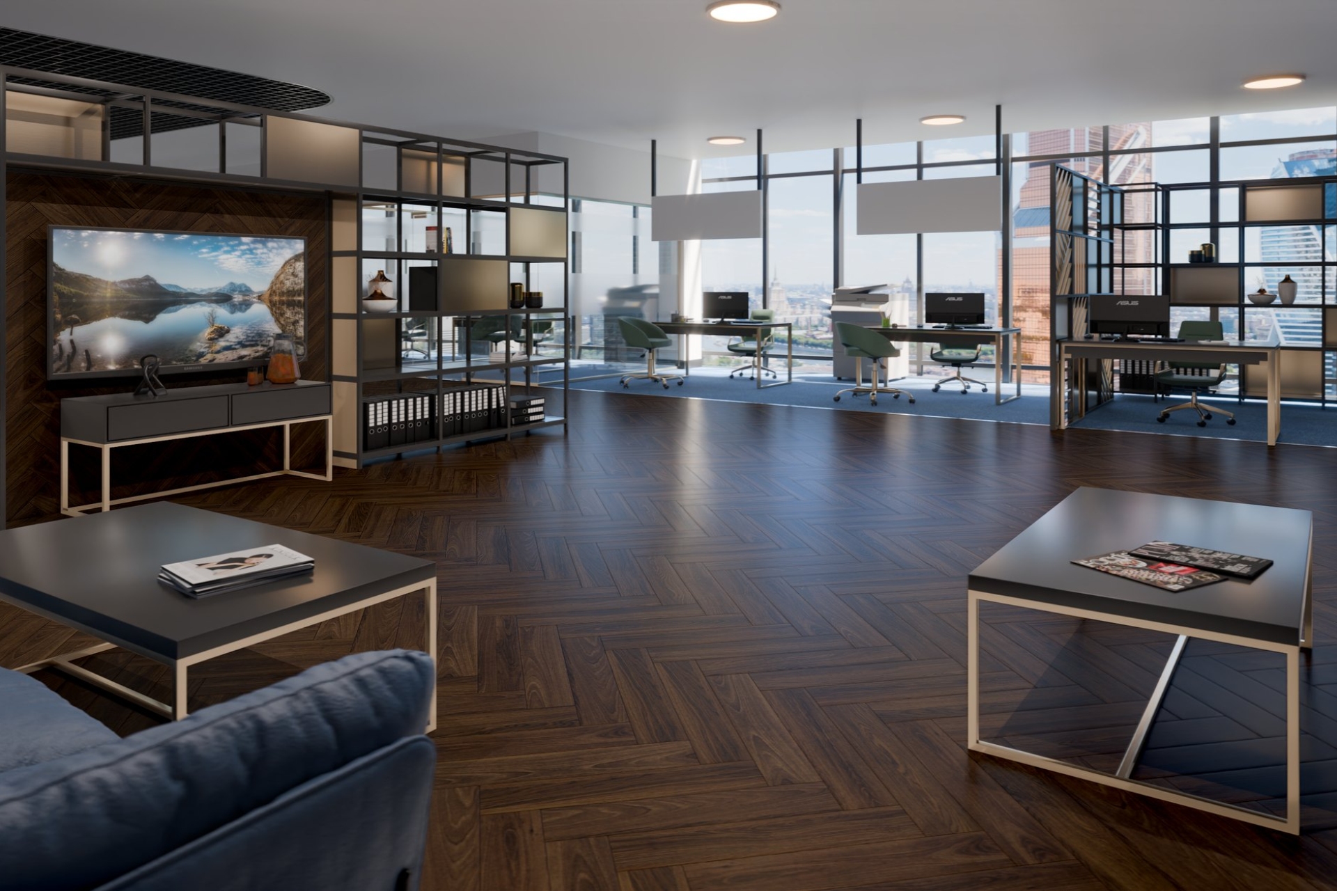 Инженерный паркет «Damy Floor» Каштановый (укладка елочкой) — купить в Брянске