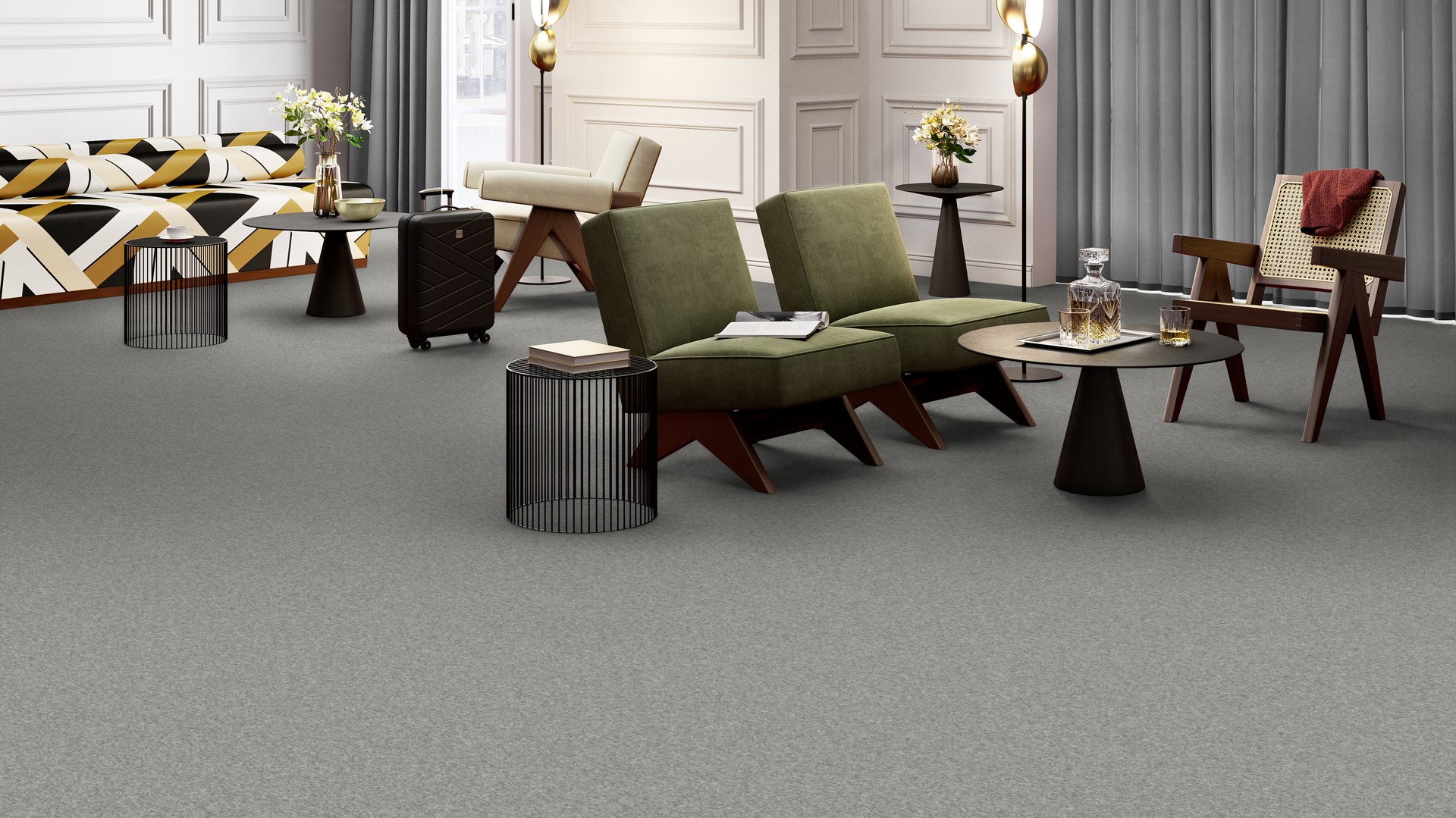 Ковровая плитка Medusa Tile 94 (500*500*5 мм) — купить в Брянске