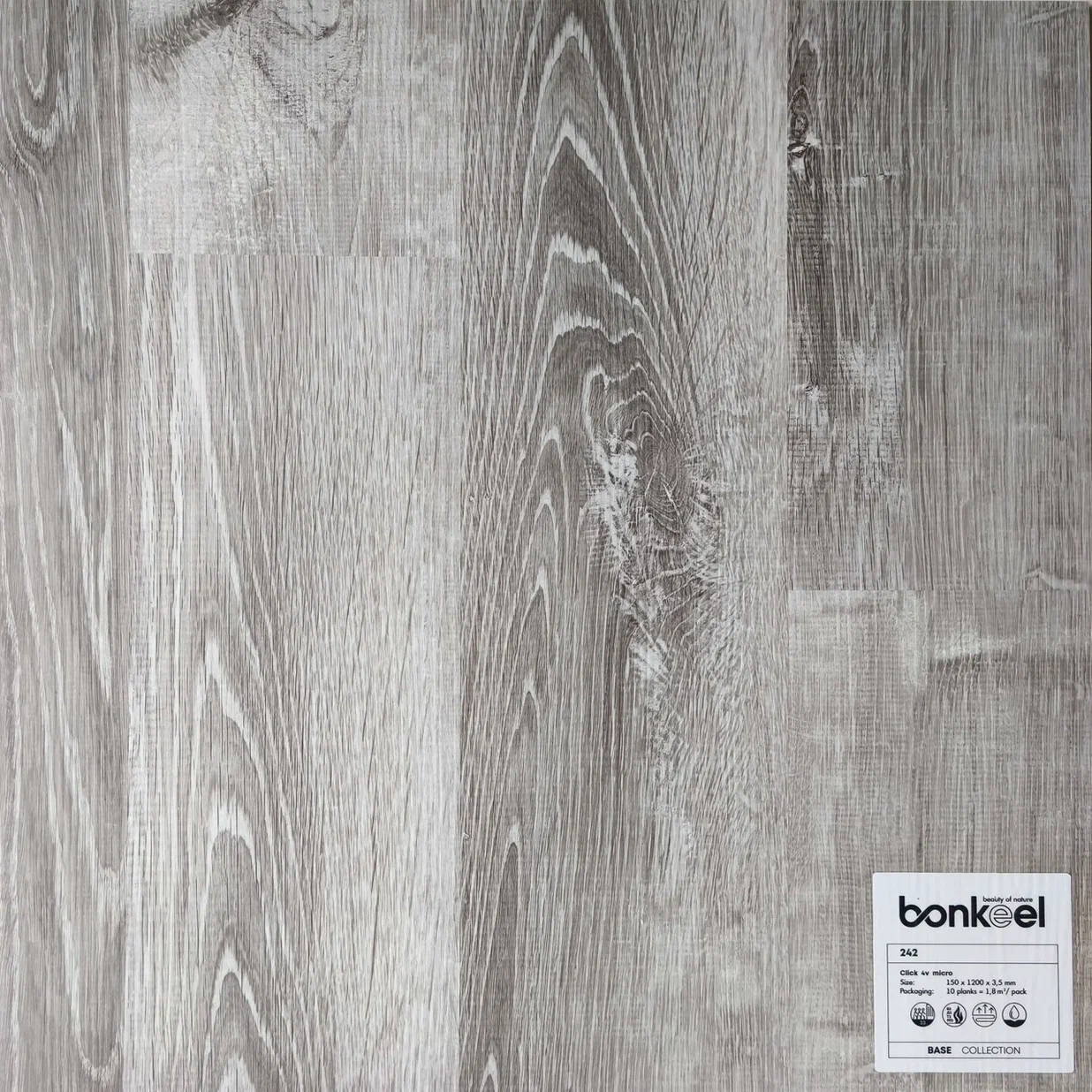 Плитка ПВХ "Bonkeel" Base New 242 (1220*150*3,5 мм) — купить в Брянске