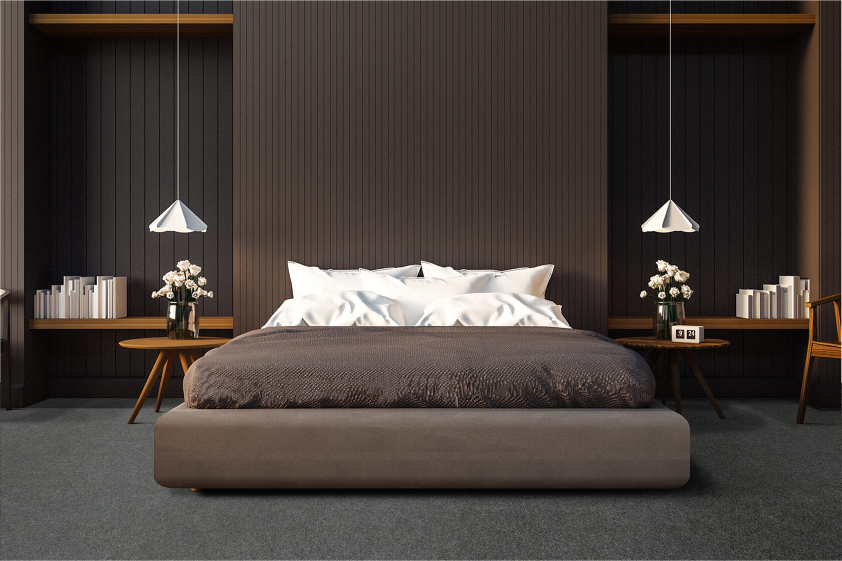 Ковровое покрытие "Bonkeel" Color Rib Ebony 98 (ширина 1м/3м/4м) — купить в Брянске