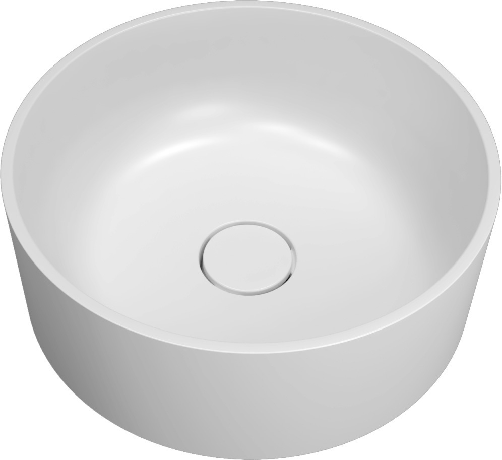 Раковина Алтея 400R solid surface белая 10.290.00400.001