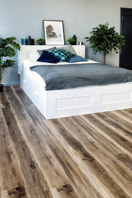 Кварцвиниловая плитка "Alpine Floor" Орех Светлый  (1219*184*2мм) — купить в Брянске