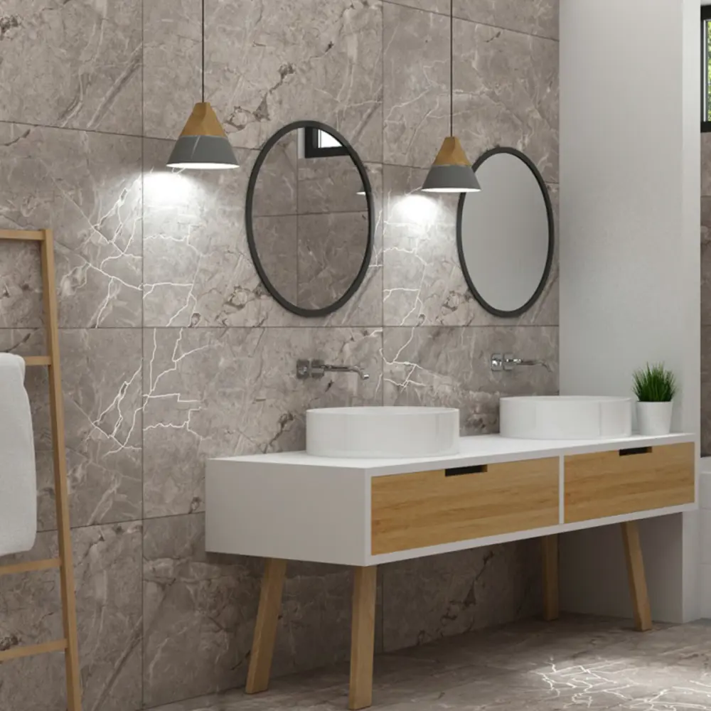 Керамогранит "Sonex" Harmony taupe карвинг 60x120см цвет коричневый с прожилками — купить в Брянске