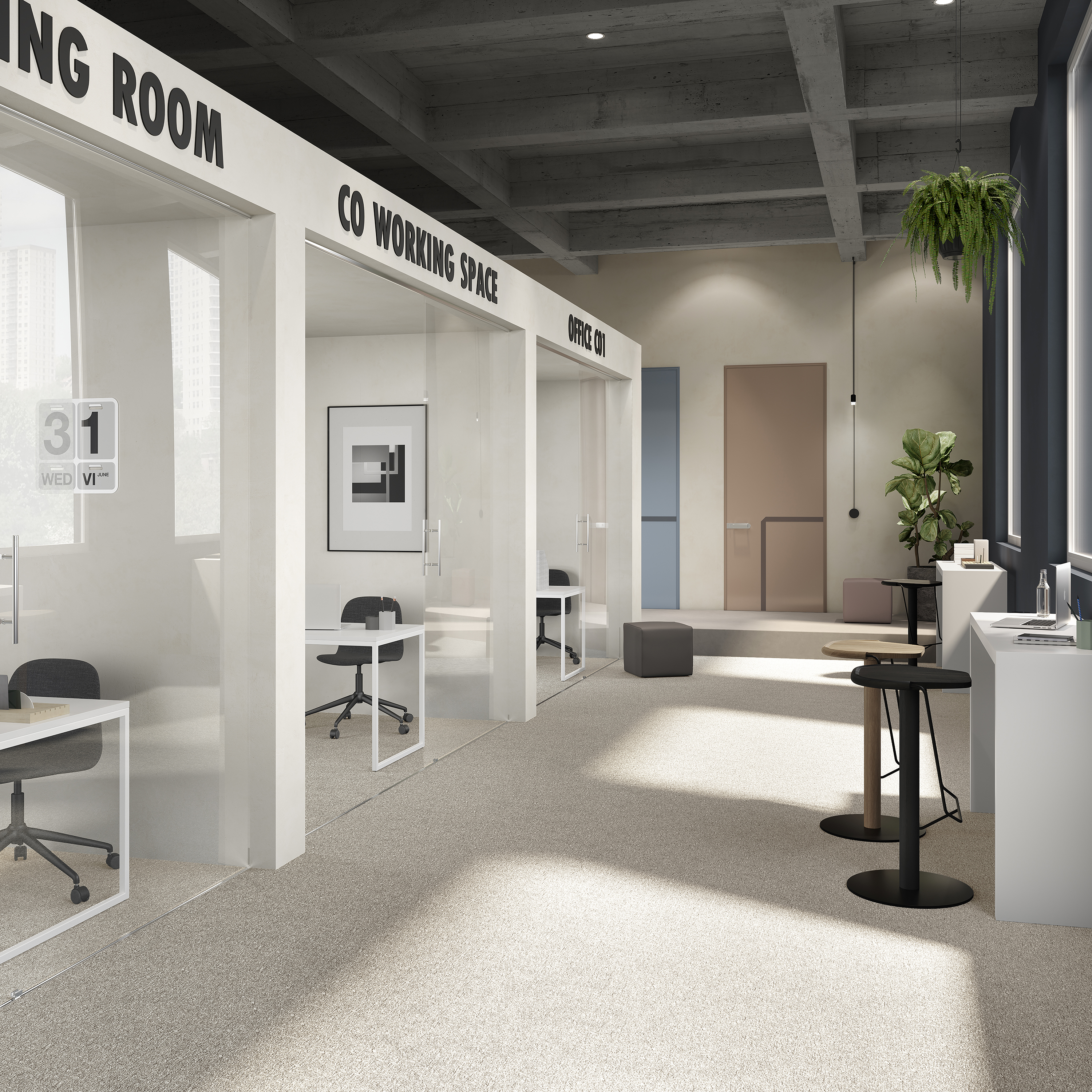 Ковровая плитка Medusa Tile 33 (500*500*5 мм) — купить в Брянске