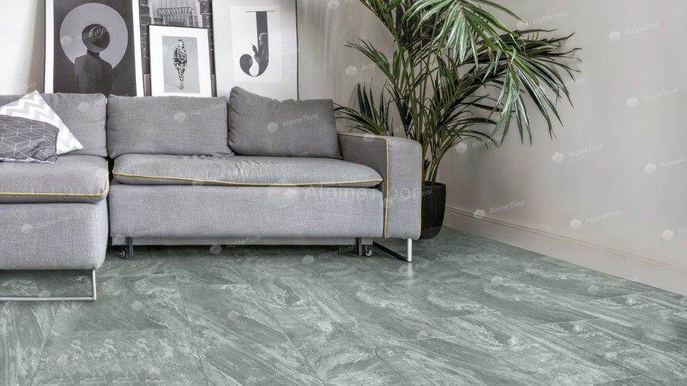 Виниловая плитка "Alpine Floor" Light Stone Хэмпшир (608*303*2,5 мм) — купить в Брянске