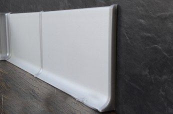 Угол наружный к алюминиевому плинтусу 60мм анодированное серебро — купить в Брянске