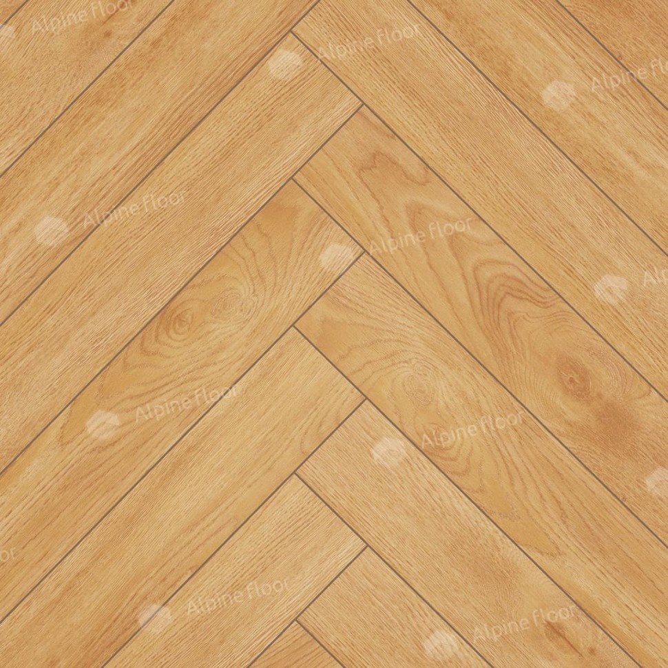 Ламинат "Alpine Floor" Herringbone 12 Дуб Пьемонт (600*100*12 мм) — купить в Брянске