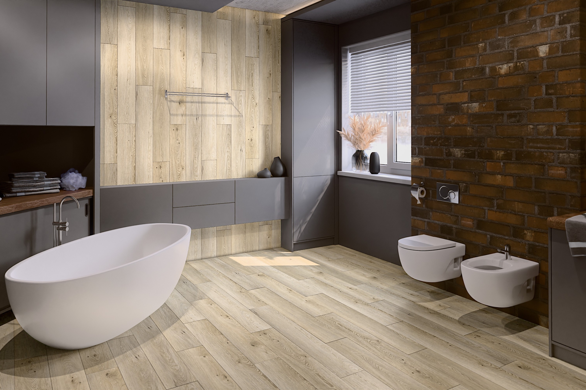 SPC ламинат «Damy Floor» Дуб Кавказский (1220*180*4 мм) — купить в Брянске